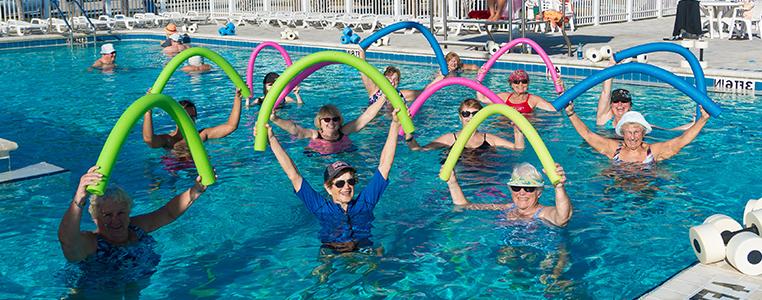 Water Aerobics at Port Charlotte Beach